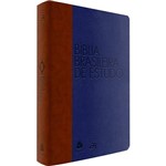 Livro - Bíblia Brasileira de Estudo (Marrom/ Azul)