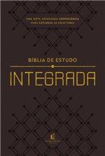 Ficha técnica e caractérísticas do produto Livro - Bíblia de Estudo Integrada - Capa Flexível