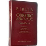 Ficha técnica e caractérísticas do produto Livro - Bíblia Obreiro Aprovado: Harpa Cristã Luxo (Vinho)