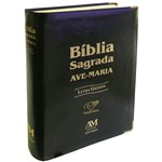 Ficha técnica e caractérísticas do produto Livro Bíblia Sagrada Ave Maria (Letra Grande) - Preta
