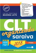 Livro - CLT Organizada Saraiva - 6ª Edição de 2019