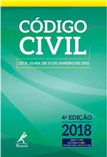 Ficha técnica e caractérísticas do produto Livro - Código Civil - Lei N. 10.406, de 10 de Janeiro de 2002
