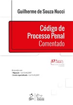 Ficha técnica e caractérísticas do produto CODIGO DE PROCESSO PENAL COMENTADO - 17ª ED - Forense (grupo Gen)