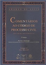 Ficha técnica e caractérísticas do produto Livro - Comentários ao Código de Processo Civil Vol. VI - Araken - Forense