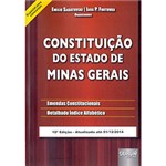 Ficha técnica e caractérísticas do produto Livro - Constituição do Estado de Minas Gerais