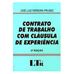 Ficha técnica e caractérísticas do produto Livro - Contrato De Trabalho Com Clausula De Experiencia