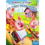 Ficha técnica e caractérísticas do produto Livro de Colorir Infantil - Brincando de Colorir os Três Porquinhos - 1ª Edição