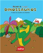 Ficha técnica e caractérísticas do produto Livro - Dinossauros : Colorir&apagar