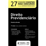 Ficha técnica e caractérísticas do produto Livro - Direito Previdenciário 27 - Coleção Sinopses para Concursos