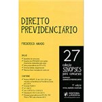 Ficha técnica e caractérísticas do produto Livro - Direito Previdenciário: Coleção Sinopses para Concursos - Vol. 27