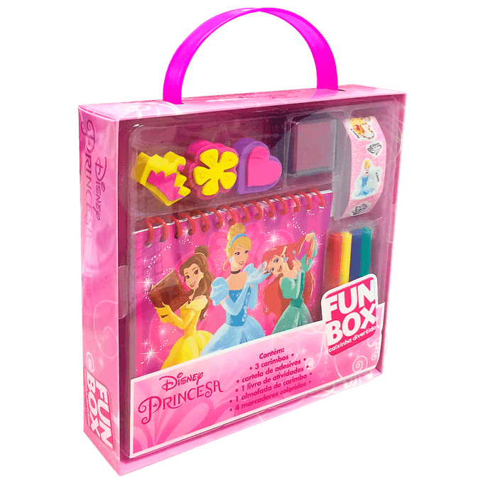 Ficha técnica e caractérísticas do produto Livro Disney Fun Box Caixinha Divertida - Princesas - EDITORA DCL