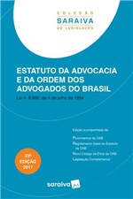Ficha técnica e caractérísticas do produto Livro - Estatuto da Advocacia e da Ordem dos Advogados do Brasil - 23ª Edição de 2017