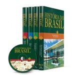 Livro História do Brasil Barsa com 4 Livros e CD Interativo
