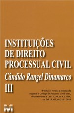 Ficha técnica e caractérísticas do produto Livro - Instituições de Direito Processual Civil - Vol. 3 – 8 Ed./2019