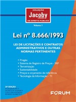 Ficha técnica e caractérísticas do produto Livro - Lei N° 8.666/1993