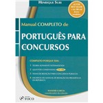 Ficha técnica e caractérísticas do produto Livro - Manual Completo de Português para Concursos