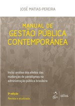 Ficha técnica e caractérísticas do produto Livro - Manual de Gestão Pública Contemporânea