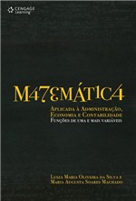 Ficha técnica e caractérísticas do produto Livro - Matemática Aplicada à Administração, Economia e Contabilidade