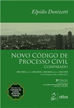 Ficha técnica e caractérísticas do produto Livro - Novo Código de Processo Civil Comparado - Donizetti - Atlas