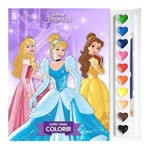 Ficha técnica e caractérísticas do produto Livro para Colorir Aquarela Princesas Disney - DCL