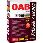 Ficha técnica e caractérísticas do produto Livro - Passe Agora OAB 1ª Fase: 5.000 Questões Comentadas