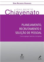 Ficha técnica e caractérísticas do produto Planejamento, Recrutamento e Seleçao de Pessoal - Manole