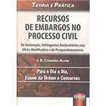 Ficha técnica e caractérísticas do produto Livro - Recursos de Embargos no Processo Civil