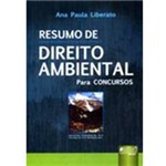 Ficha técnica e caractérísticas do produto Livro - Resumo de Direito Ambiental - para Concursos