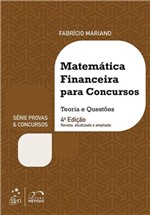 Ficha técnica e caractérísticas do produto Livro - Série Provas & Concursos - Matemática Financeira para Concursos