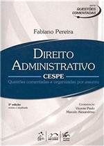 Ficha técnica e caractérísticas do produto Livro - Série Questões Comentadas - Direito Administrativo - CESPE