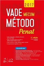 Ficha técnica e caractérísticas do produto Livro - Vade Mecum - Método Penal - 2017