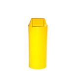 Ficha técnica e caractérísticas do produto Lixeira Amarela com Tampa Vai e Vem 25 Litros Amarelo
