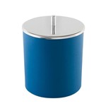 Ficha técnica e caractérísticas do produto Lixeira com Tampa Inox 5,4 Litros Azul - Brinox