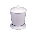 Ficha técnica e caractérísticas do produto Lixeira Daivak Plástico 4,5 Litros Branca