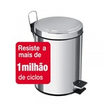 Ficha técnica e caractérísticas do produto Lixeira Inox com Pedal Brasil 3 Lit. Tramontina
