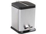 Lixeira Inox com Pedal com Tampa 6L - Mor Jaspe 8232