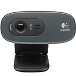 Logitech C270 Webcam HD 720P USB Cinza