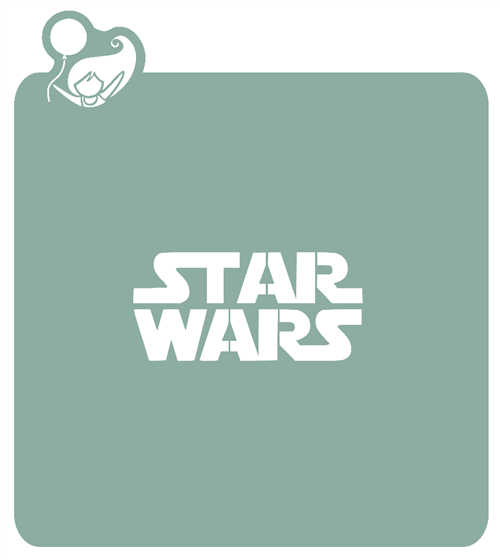 Ficha técnica e caractérísticas do produto Logo Star Wars