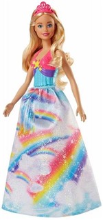 Ficha técnica e caractérísticas do produto Loira Arco Íris Princesa Barbie - Mattel FJC95