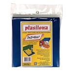 Ficha técnica e caractérísticas do produto Lona plástica 4 x 3 m azul Plasitap