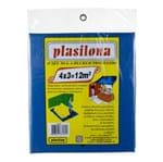 Ficha técnica e caractérísticas do produto Lona Plástica 4x3m Azul Plasitap