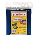 Ficha técnica e caractérísticas do produto Lona plástica 5 x 6 m azul Plasitap