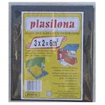 Ficha técnica e caractérísticas do produto Lona Plástica Plasilona 3x2m Preta