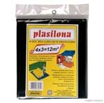 Ficha técnica e caractérísticas do produto Lona Plástica Preta 4x3m Plasitap