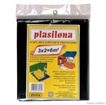 Ficha técnica e caractérísticas do produto Lona Plástica Preta 3x2m Plasitap