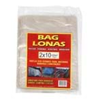 Ficha técnica e caractérísticas do produto Lona Plástica Transparente Canela 2x10m Brasil Bag