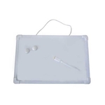 Ficha técnica e caractérísticas do produto Lousa Quadro Branco para Recados Magnetico com Caneta e Ima 30 X 40cm