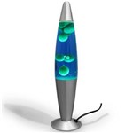 Ficha técnica e caractérísticas do produto Luminária / Abajur - Lava Lamp / Lava Motion - Verde com Líquido Azul - 41 Cm - 110 V
