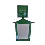 Ficha técnica e caractérísticas do produto Luminária Arandela Colonial Quadrada L2b - Verde