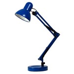Ficha técnica e caractérísticas do produto Luminária Articulada de Mesa Abajur Azul Escuro